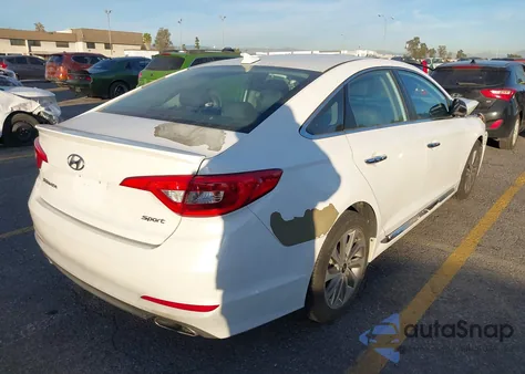 2016 Hyundai Sonata Sport z USA, uszkodzony, nr VIN 5NPE34AF1GH381068